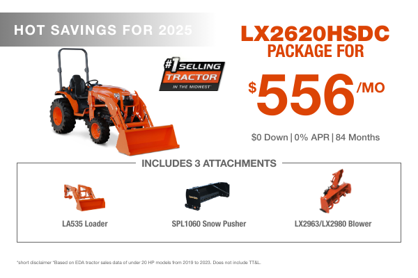 Kubota Tractor Packages - New Tec