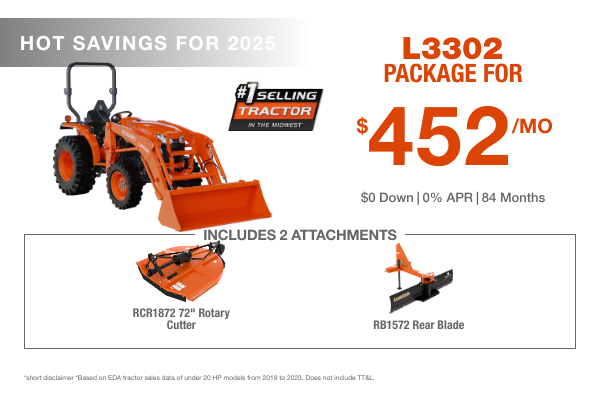 Kubota Tractor Packages - New Tec