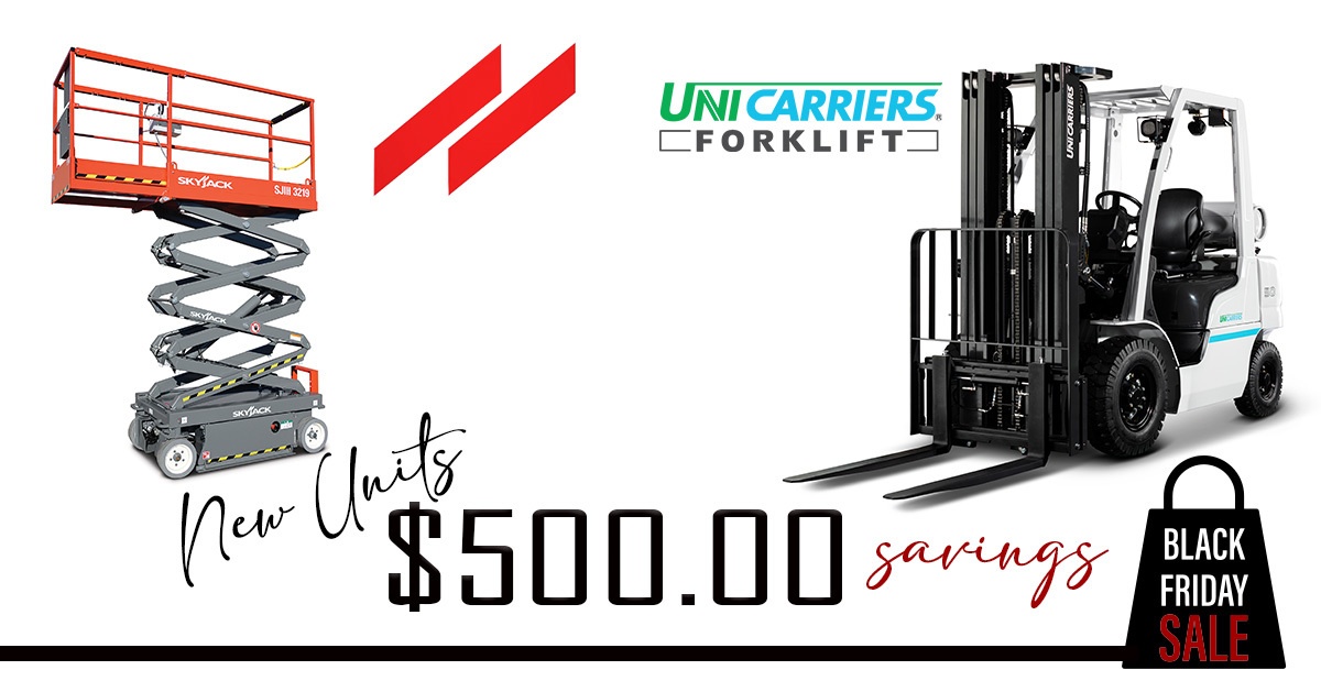 Black Friday - Website Icons - New UniCarriers - $500- off